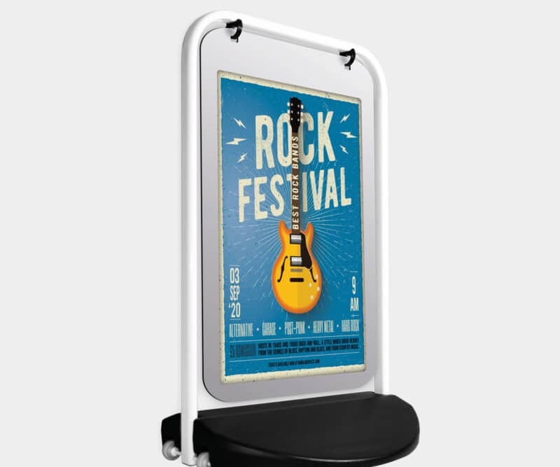 Swinger 3000 (Poster) Pavement Sign