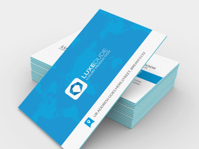 Laminated Triple Layer Business Cards