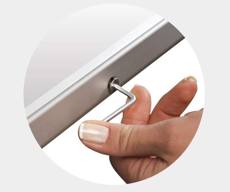 Lockable Snapframes - 32mm profile - Image 3