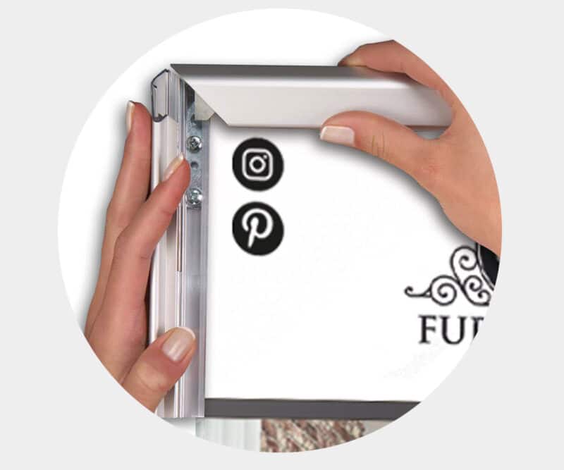 Lockable Snapframes - 32mm profile - Image 4
