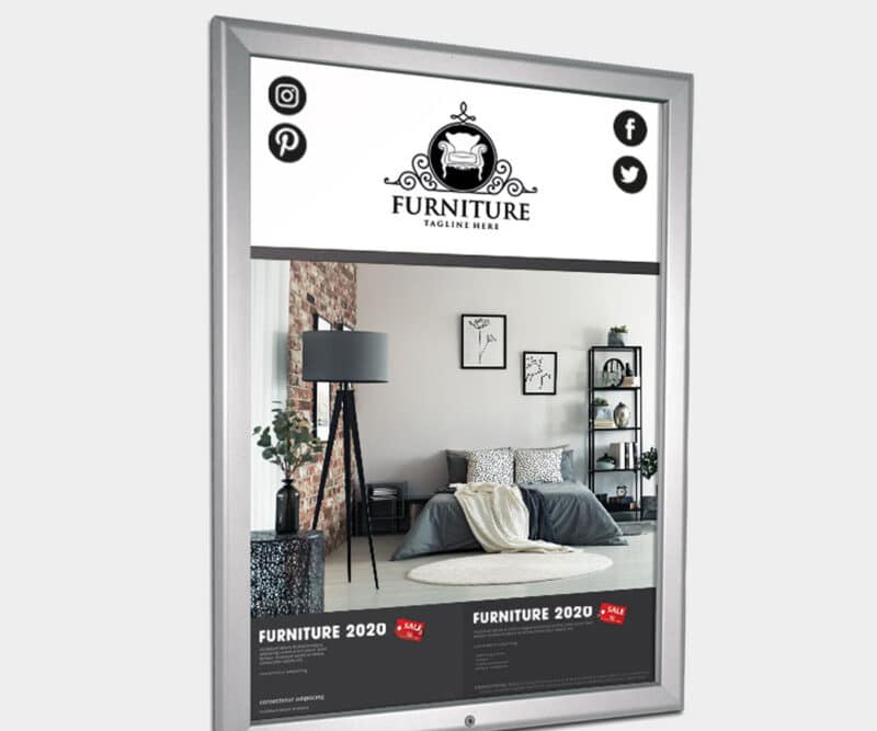 Lockable Snapframes - 32mm profile