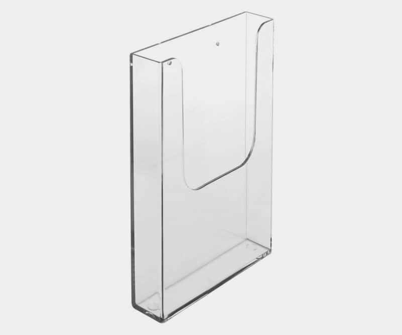 Clear Leaflet Dispensers - Single Compartment - Image 2
