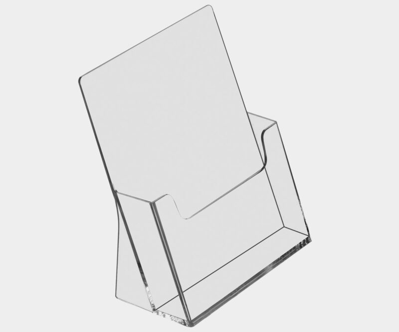 Clear Leaflet Dispensers - Single Compartment - Image 3