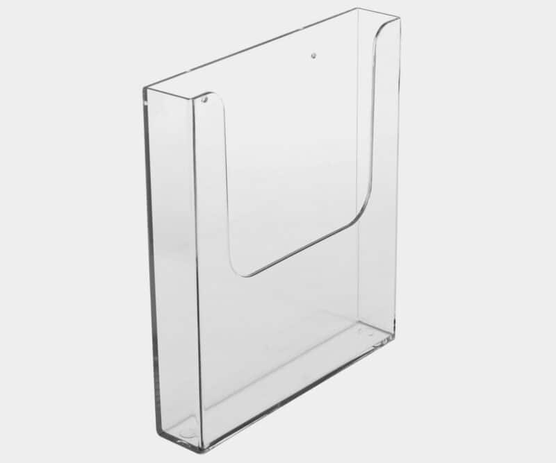 Clear Leaflet Dispensers - Single Compartment - Image 4