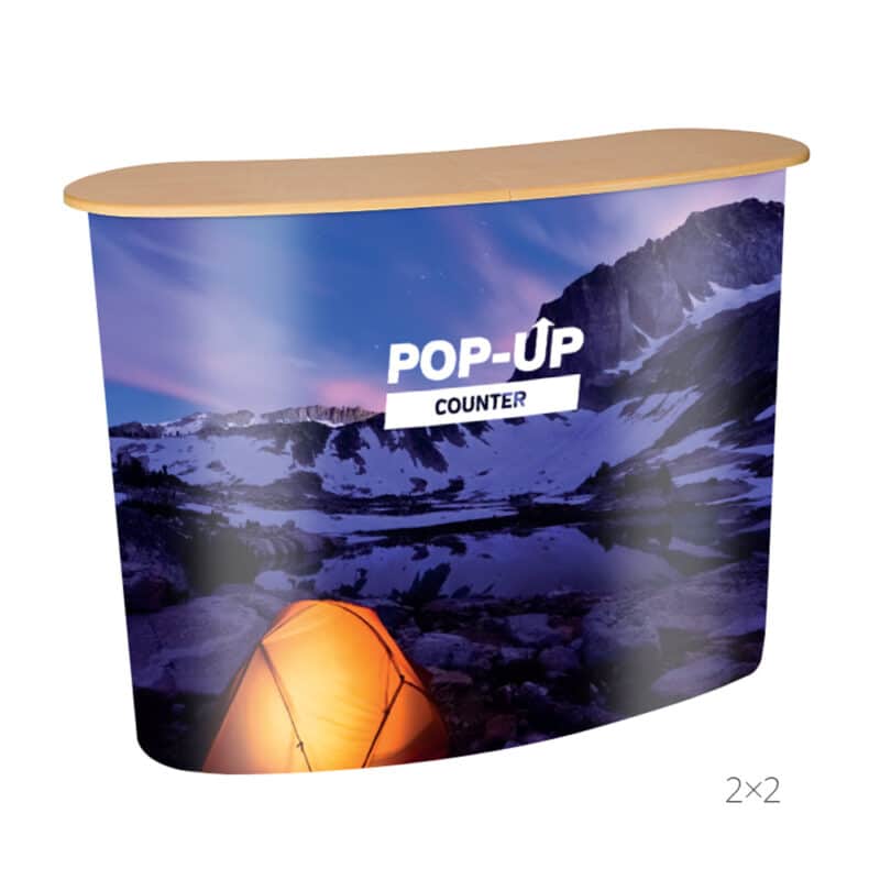Traditional Pop up Counter