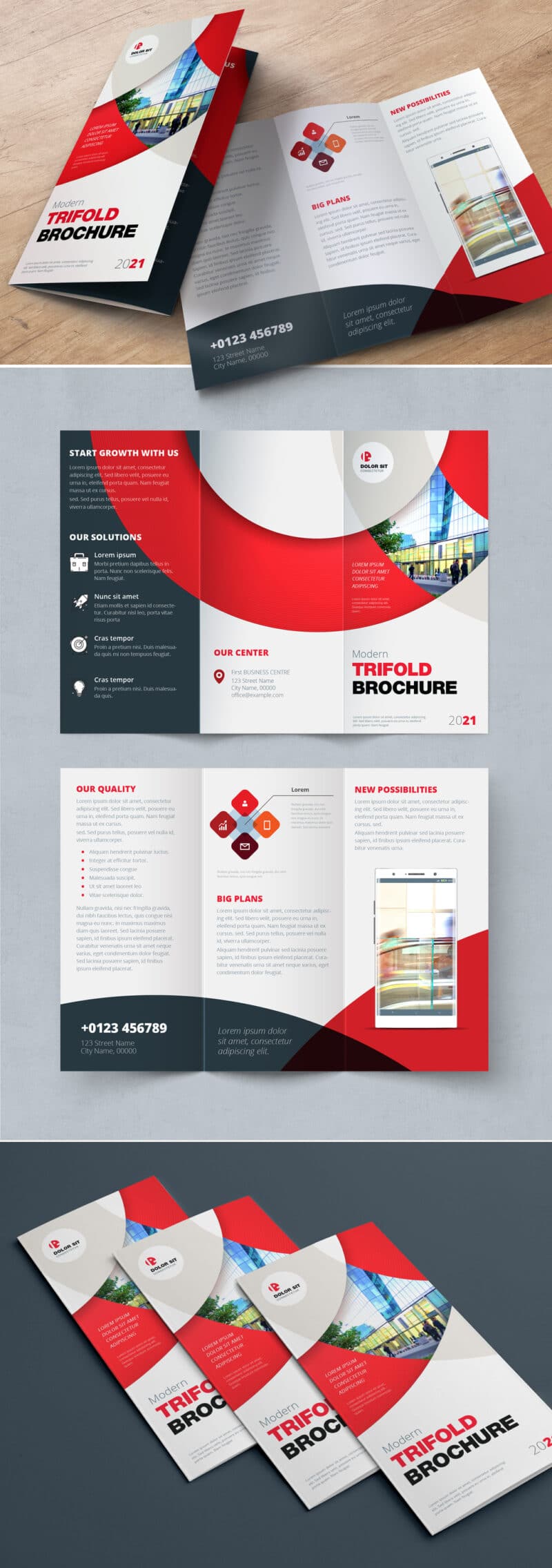 Folded Leaflets Tri-Fold - Image 3