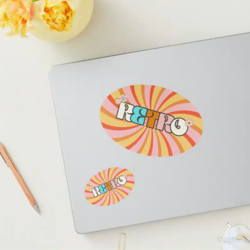 Individual Oval  Eco Friendly Stickers