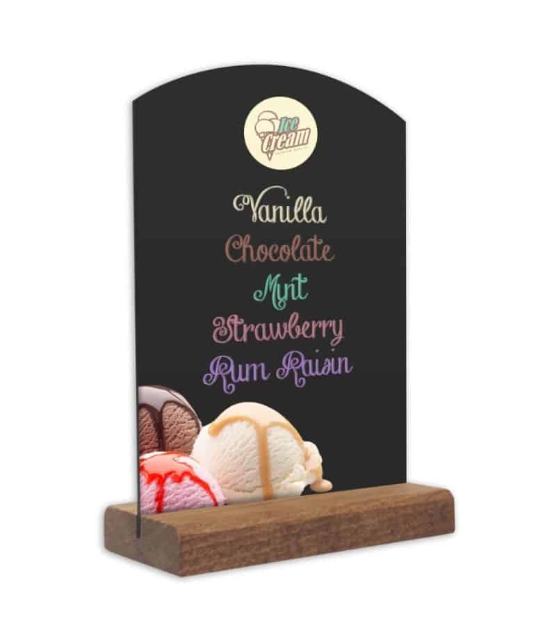 Printed  Panel  Counter Tabletop Chalkboard