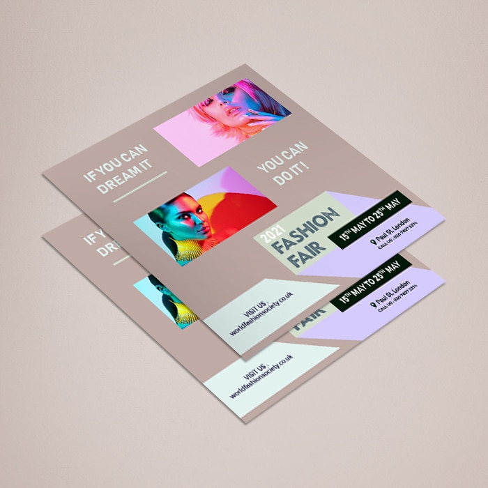 Uncoated A Size Leaflets & Flyers